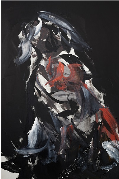 Untitled, 2021, Acrylic on Canvas, 194x112cm